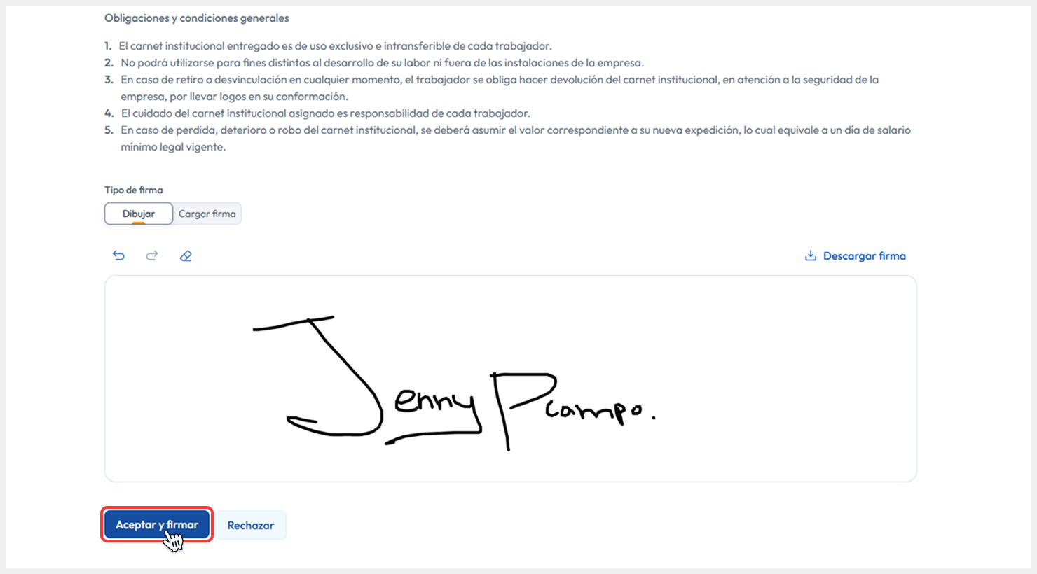 Vista principal apuntando al mneú y seleccionando la opción de Editar